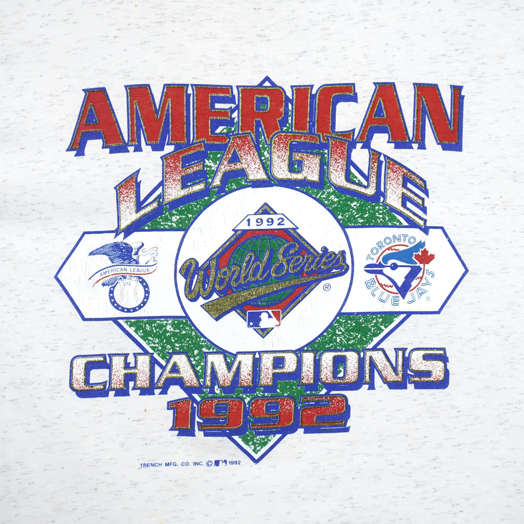 MLB (Trench) - Toronto Blue Jays World Series Champs T-Shirt 1992 X-Large vintage Retro Baseball