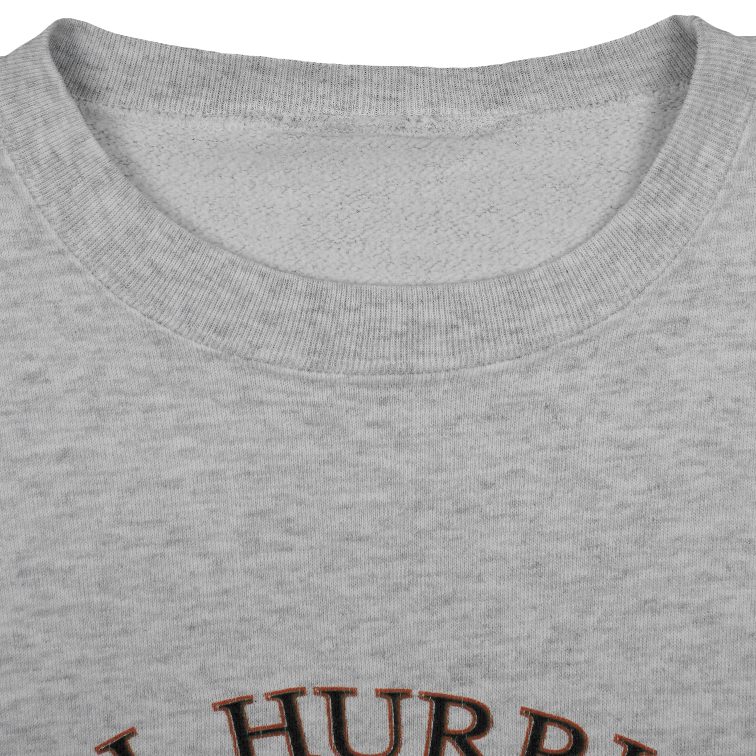 NCAA - Miami Hurricanes Football Crew Neck Sweatshirt 1990s Large Vintage Retro