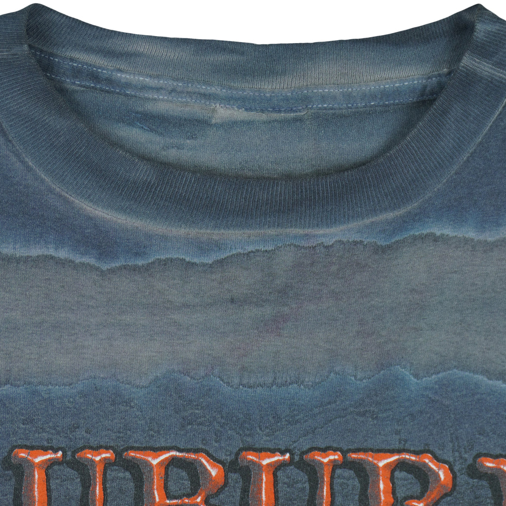 NCAA - Auburn Tigers Tie Dye T-Shirt 1990s Large Vintage Retro