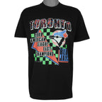 MLB - Toronto Blue Jays American League Champions T-Shirt 1989 X-Large Vintage Retro Baseball