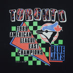 MLB - Toronto Blue Jays American League Champions T-Shirt 1989 X-Large Vintage Retro Baseball