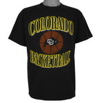 NCAA (Lee) - Colorado Buffaloes Big Spell-Out T-Shirt 1991 Large Vintage Retro