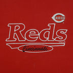 MLB (Logo 7) - Cincinnati Reds Embroidered T-Shirt 1999 X-Large Vintage Retro Baseball