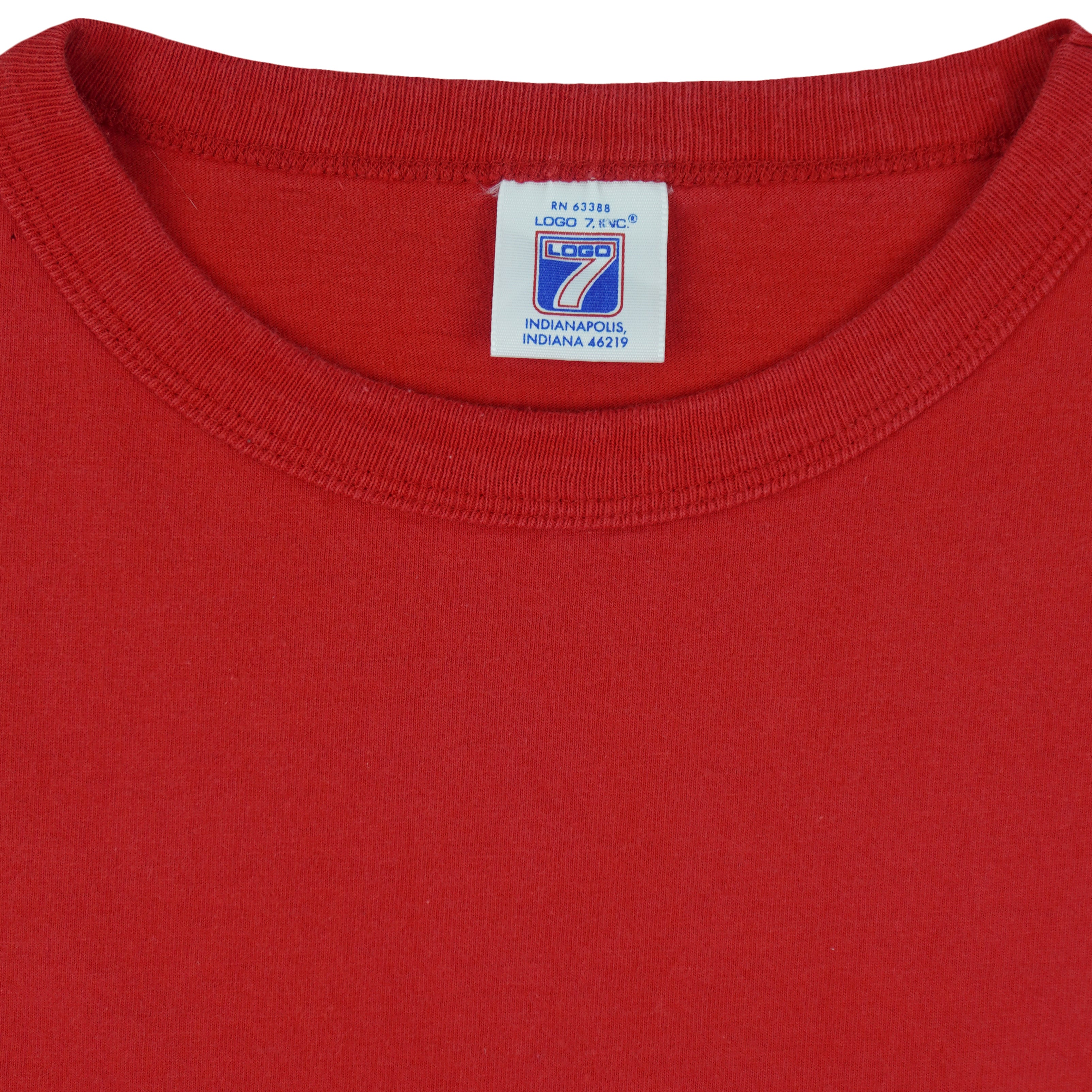 MLB (Logo 7) - Cincinnati Reds Embroidered T-Shirt 1999 X-Large Vintage Retro Baseball