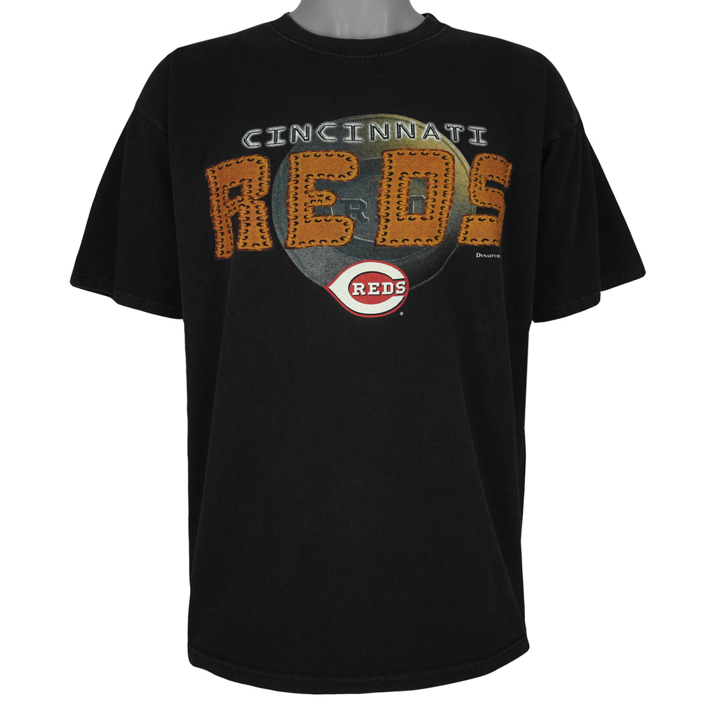 MLB (Dynasty) - Cincinnati Reds Baseball T-Shirt 2002 X-Large Vintage Retro Baseball