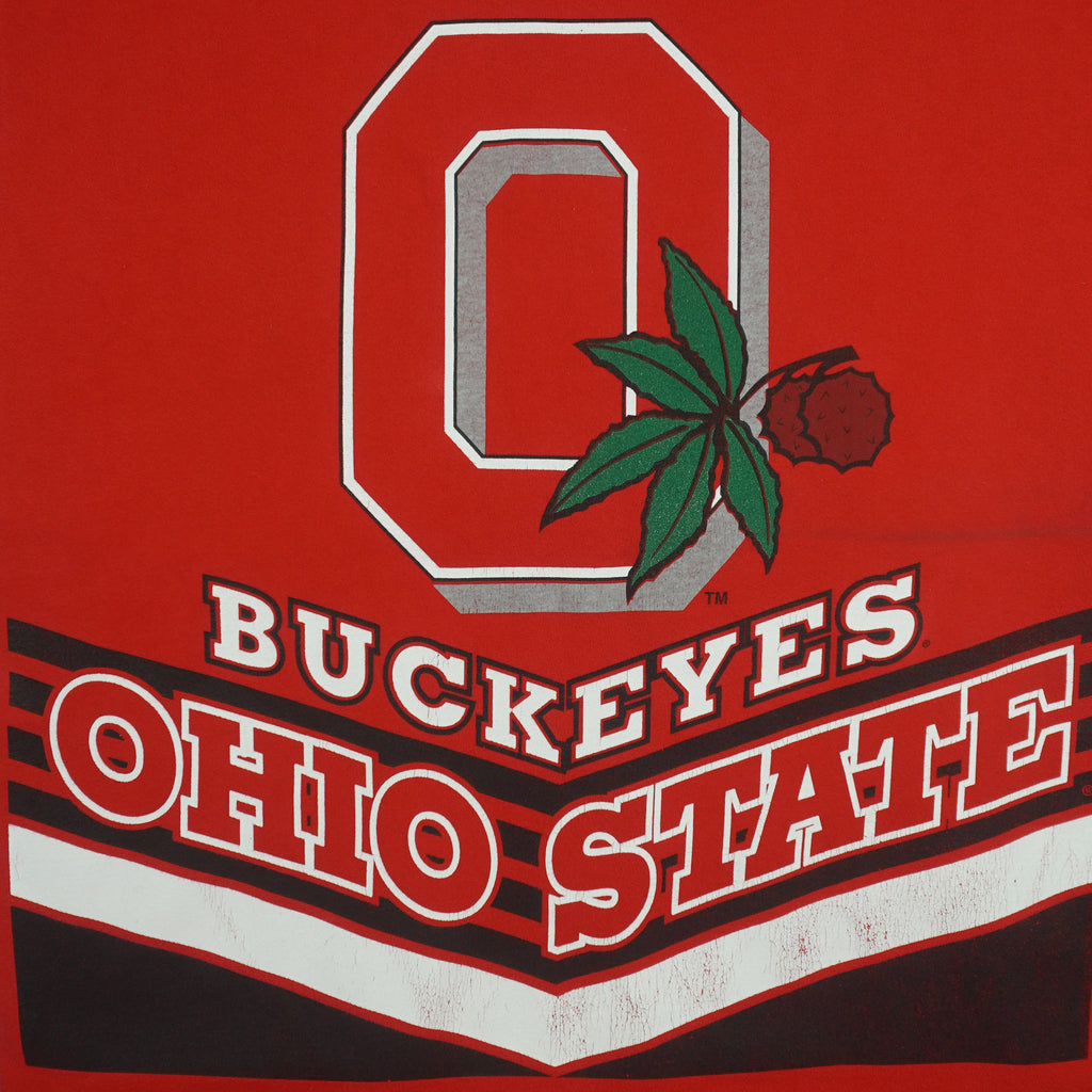 NCAA (Salem) - Ohio State Buckeyes Single Stitch T-Shirt 1990s X-Large Vintage Retro
