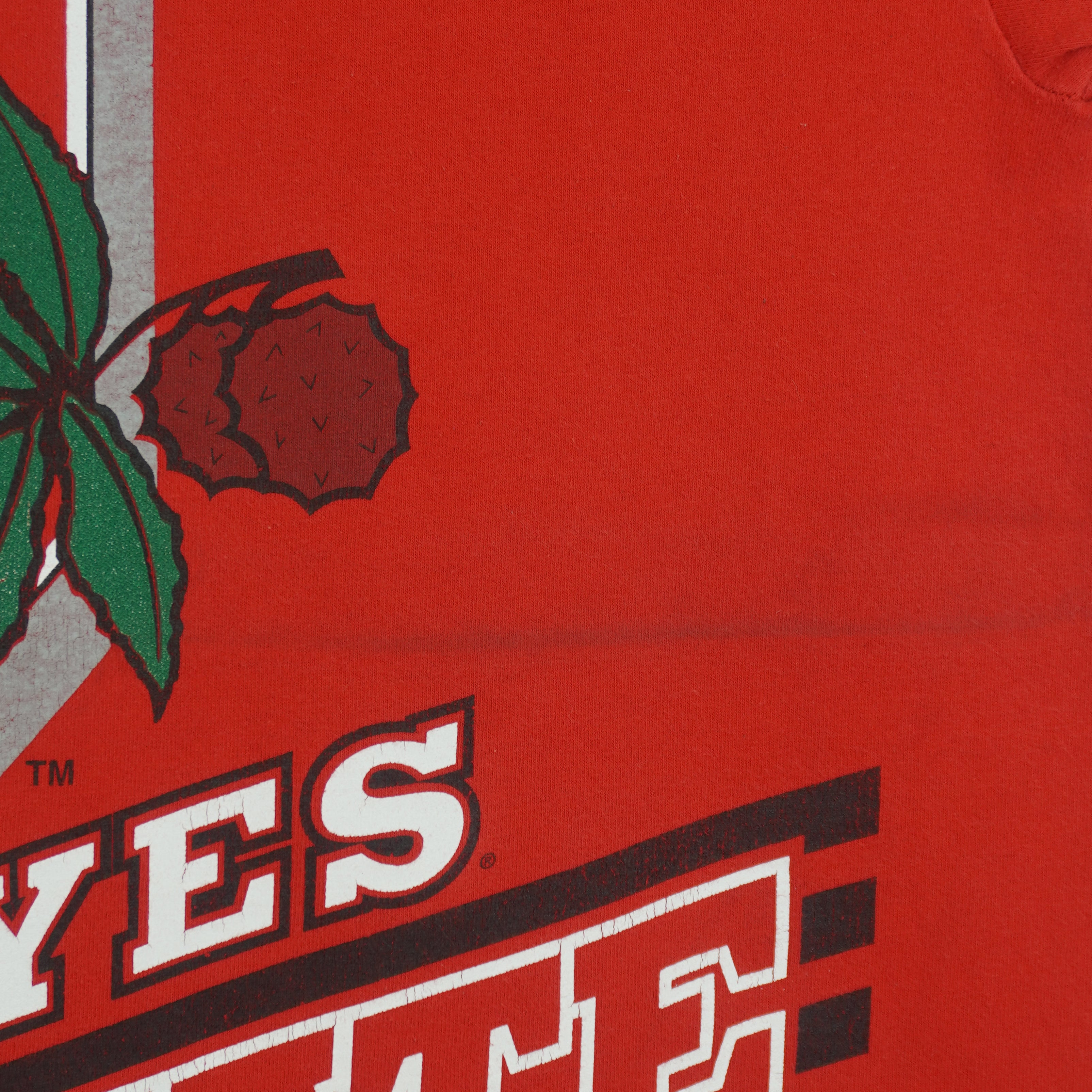 NCAA (Salem) - Ohio State Buckeyes Single Stitch T-Shirt 1990s X-Large Vintage Retro