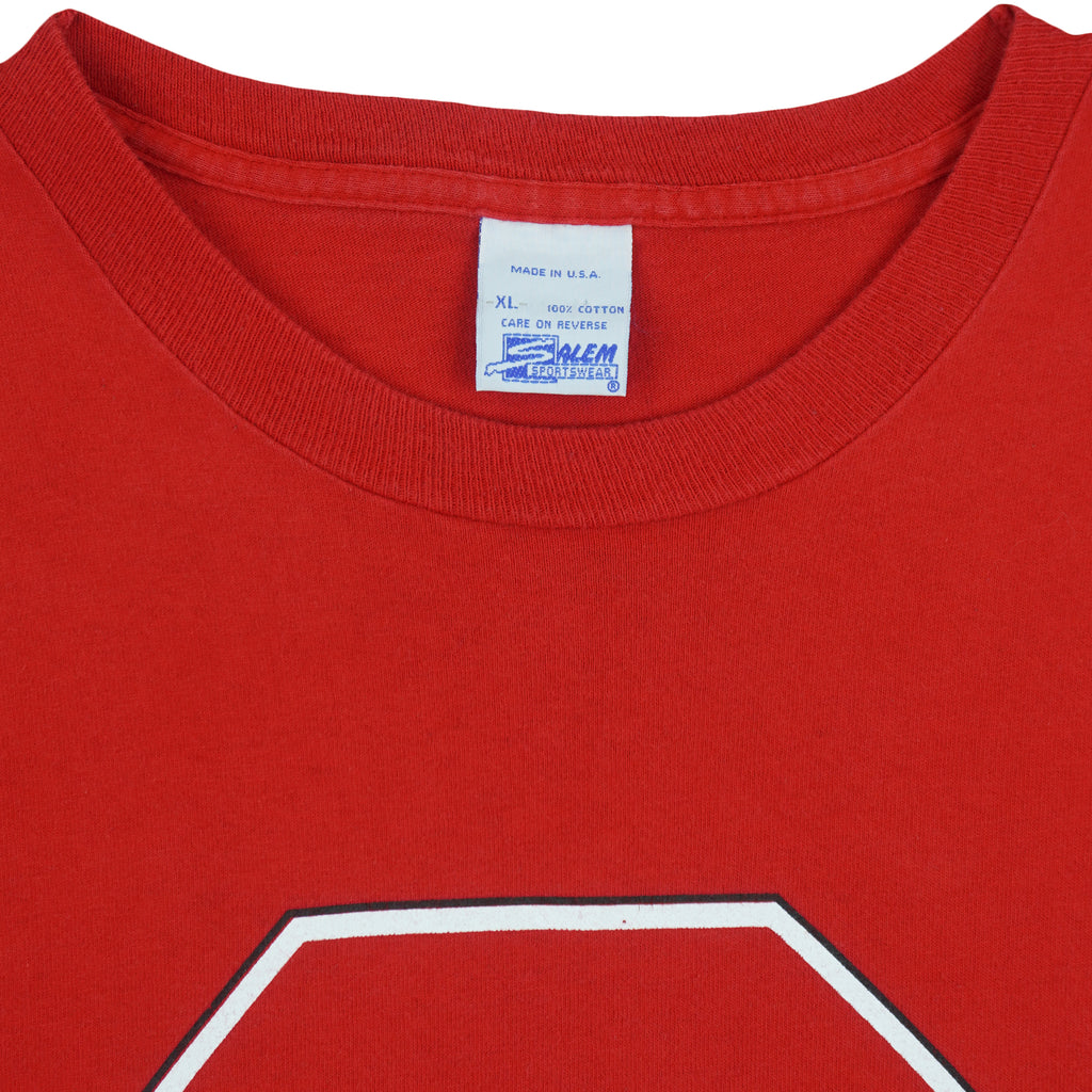 NCAA (Salem) - Ohio State Buckeyes Single Stitch T-Shirt 1990s X-Large Vintage Retro