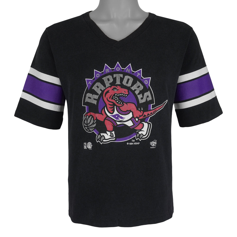 NBA - Toronto Raptors Big Logo Jersey T-Shirt 1994 Medium Vintage Retro Basketball