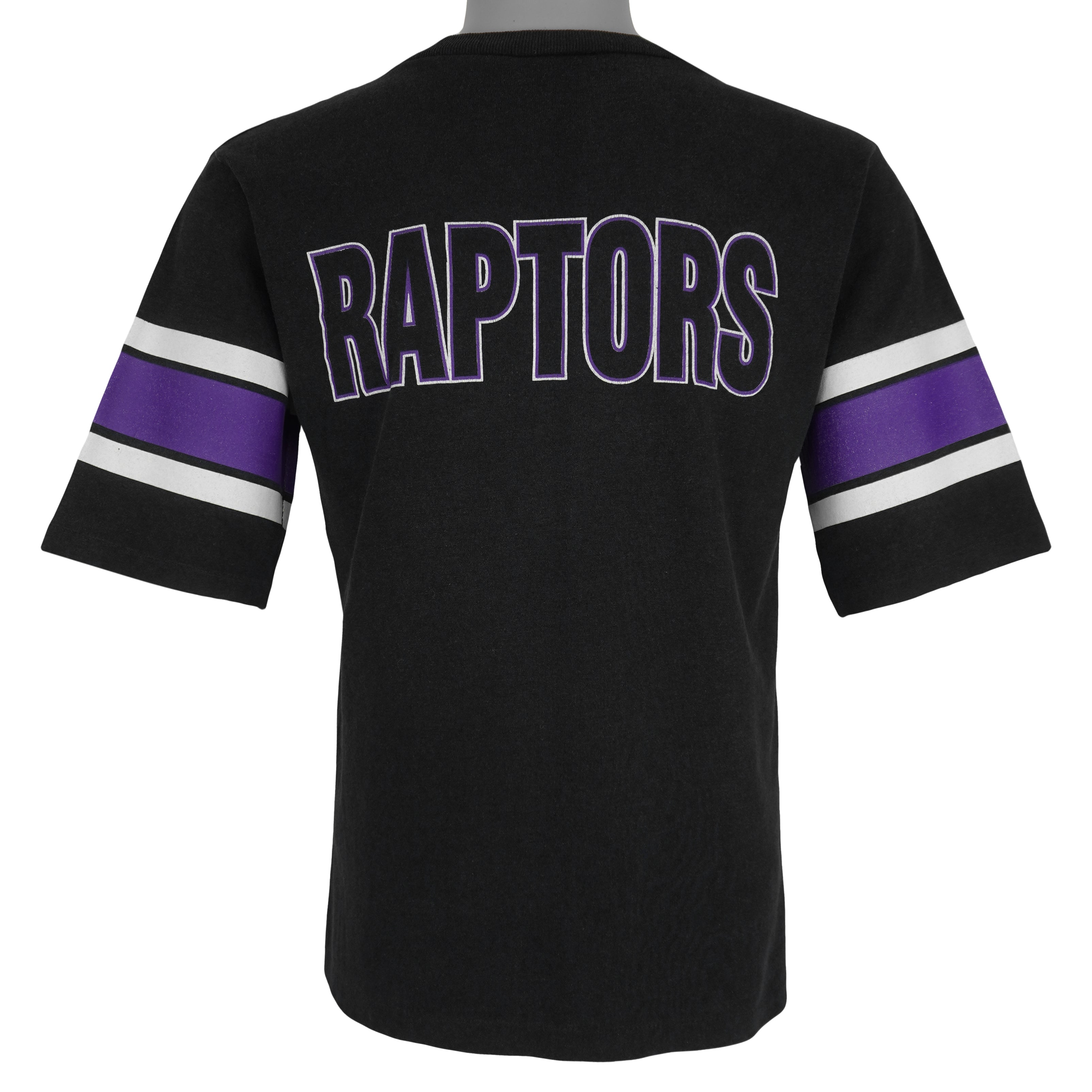 NBA - Toronto Raptors Big Logo Jersey T-Shirt 1994 Medium Vintage Retro Basketball