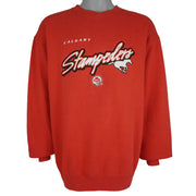 Puma (CFL) - Calgary Stampeders Crew Neck Sweatshirt 1990s Large Vintage Retro Football