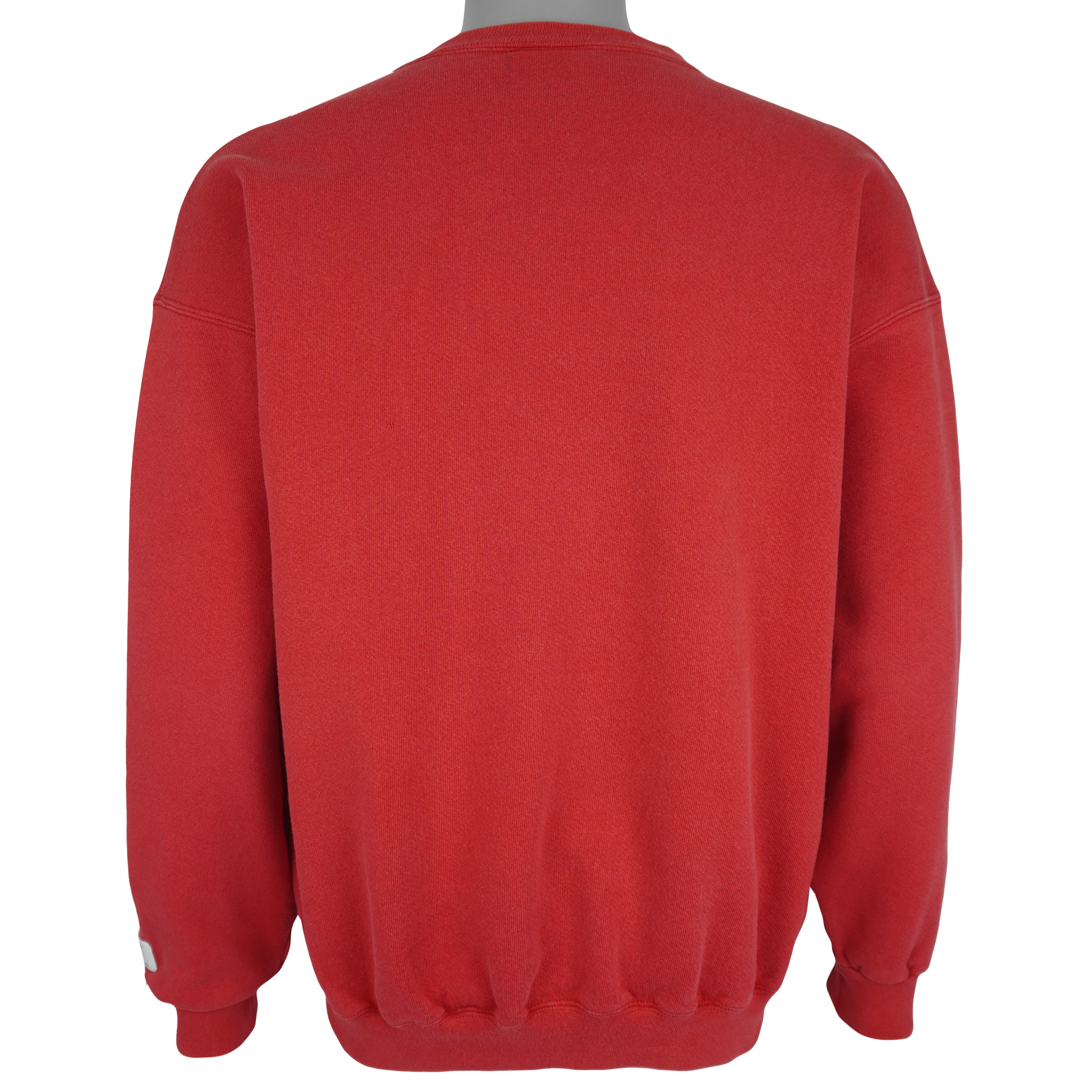 NHL (Logo Athletic) - Detroit Red Wings Crew Neck Sweatshirt 1990s Large Vintage Retro Hockey