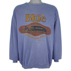 Vintage (Waves) - Blue Labatt Service Crew Neck Sweatshirt 1993 Large Vintage Retro