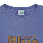 Vintage (Waves) - Blue Labatt Service Crew Neck Sweatshirt 1993 Large Vintage Retro