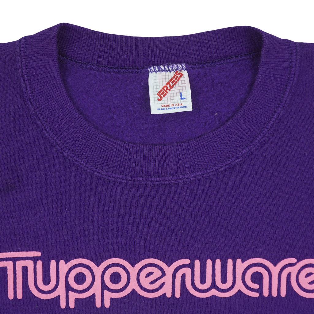 Vintage (Jerzees) - Tupperware, The Seal of Excellence Sweatshirt 1990s Large Vintage Retro