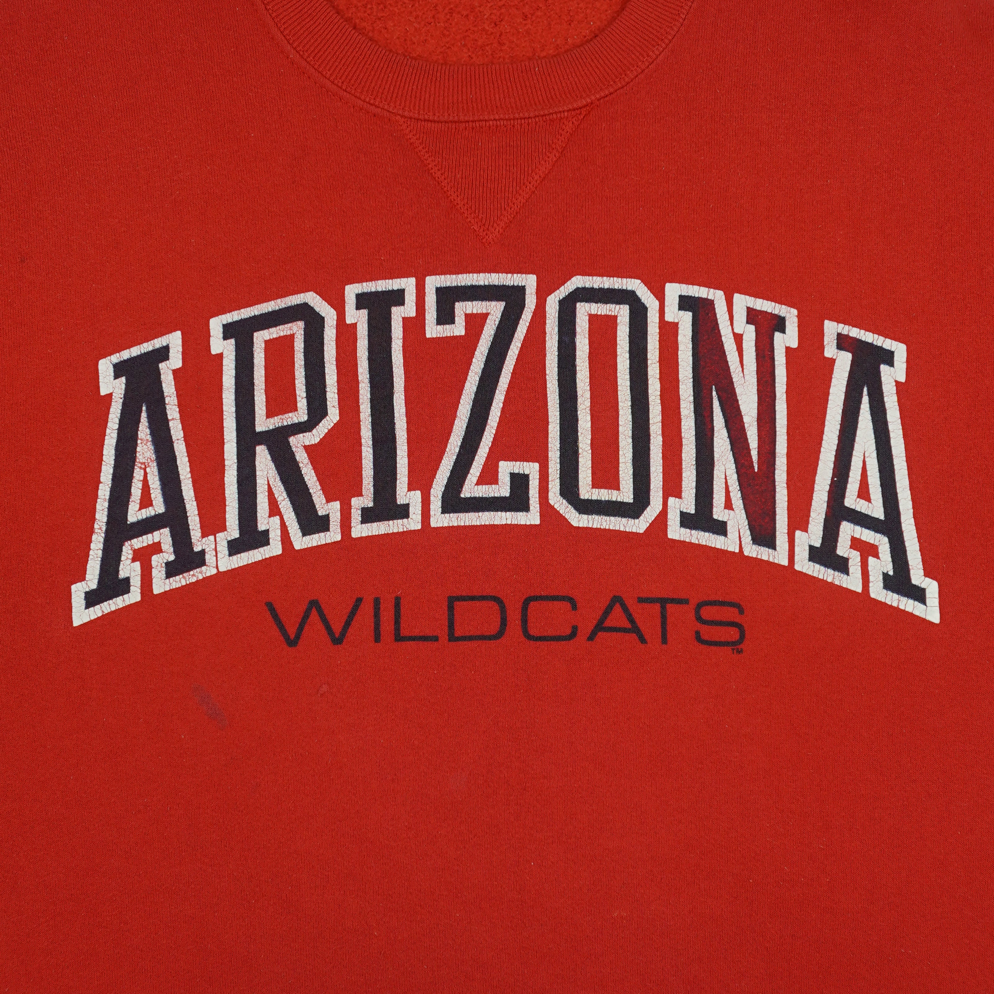 NCAA - Arizona Wildcats Crew Neck Sweatshirt 1990s Large Vintage Retro
