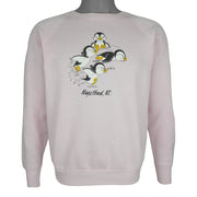 Vintage - Nags Head Penguin Crew Neck Sweatshirt 1990s Medium Vintage Retro