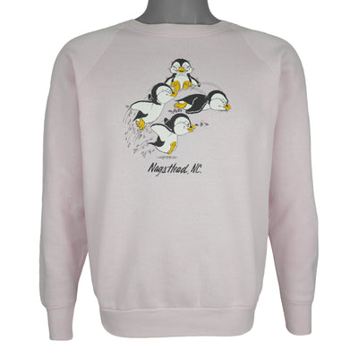Vintage - Nags Head Penguins Crew Neck Sweatshirt 1990s Small