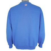 NFL - Detroit Lions Embroidered V-Neck Sweatshirt 1990s Large Vintage Retro Football