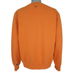 Nike - Orange Big Spell-Out Crew Neck Sweatshirt 1990s Medium Vintage Retro