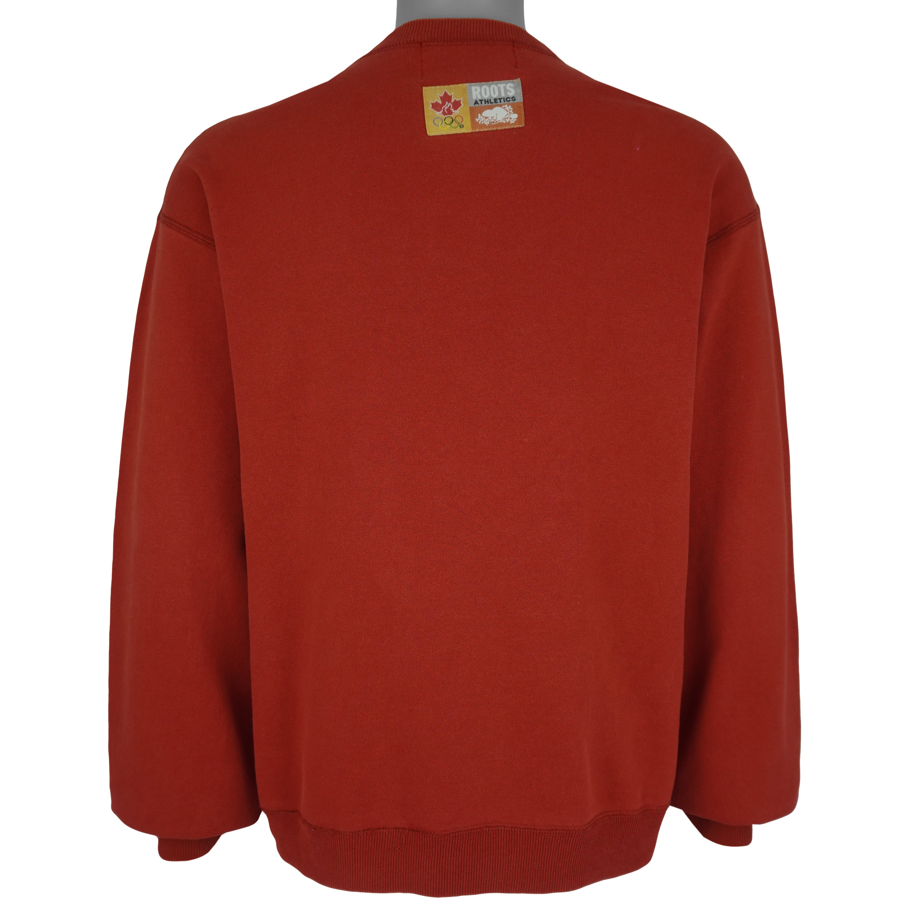 Vintage - Roots Athletics Olympic Crew Neck Sweatshirt 1998 Small Vintage Retro
