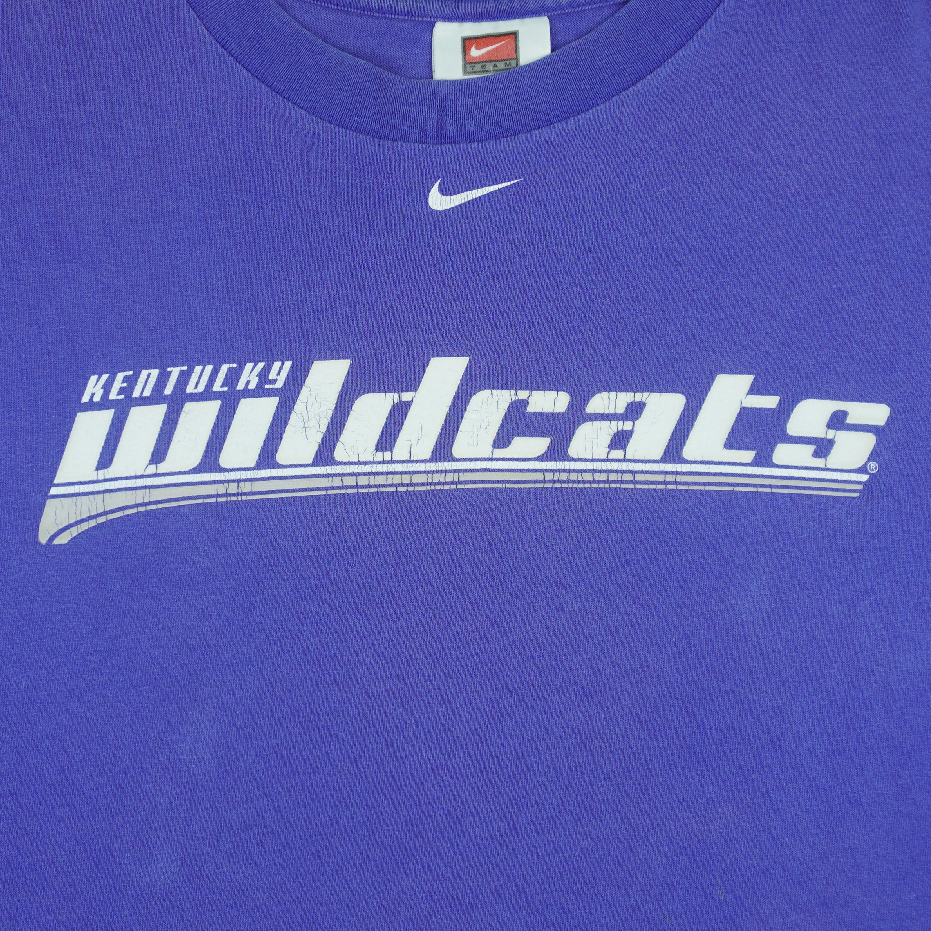 Nike (NCAA) - Kentucky Wildcats Long Sleeve Shirt 1990s Large Vintage Retro