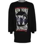 MLB (Ocean Bay) - New York Black Yankees Long Sleeve Shirt 1990s 2X-Large Vintage Retro Baseball