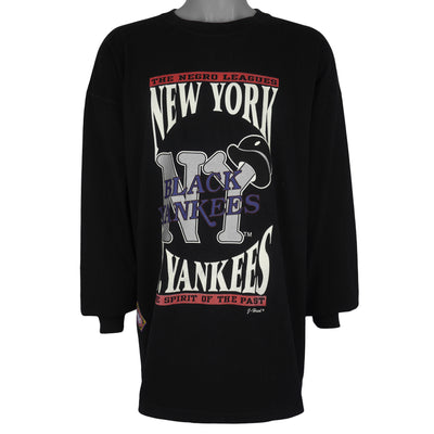 MLB (Ocean Bay) - New York Black Yankees Long Sleeve Shirt 1990s XX-Large