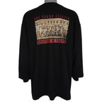 MLB (Ocean Bay) - New York Black Yankees Long Sleeve Shirt 1990s 2X-Large Vintage Retro Baseball