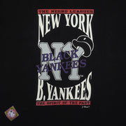 MLB (Ocean Bay) - New York Black Yankees Long Sleeve Shirt 1990s 2X-Large Vintage Retro Baseball