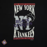 MLB (Ocean Bay) - New York Black Yankees Long Sleeve Shirt 1990s 2X-Large Vintage Retro Baseball