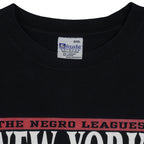 MLB (Ocean Bay) - New York Black Yankees Long Sleeve Shirt 1990s 2X-Large Vintage Retro Baseball