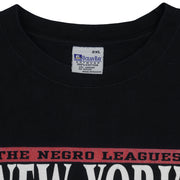 MLB (Ocean Bay) - New York Black Yankees Long Sleeve Shirt 1990s 2X-Large Vintage Retro Baseball