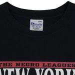 MLB (Ocean Bay) - New York Black Yankees Long Sleeve Shirt 1990s 2X-Large Vintage Retro Baseball