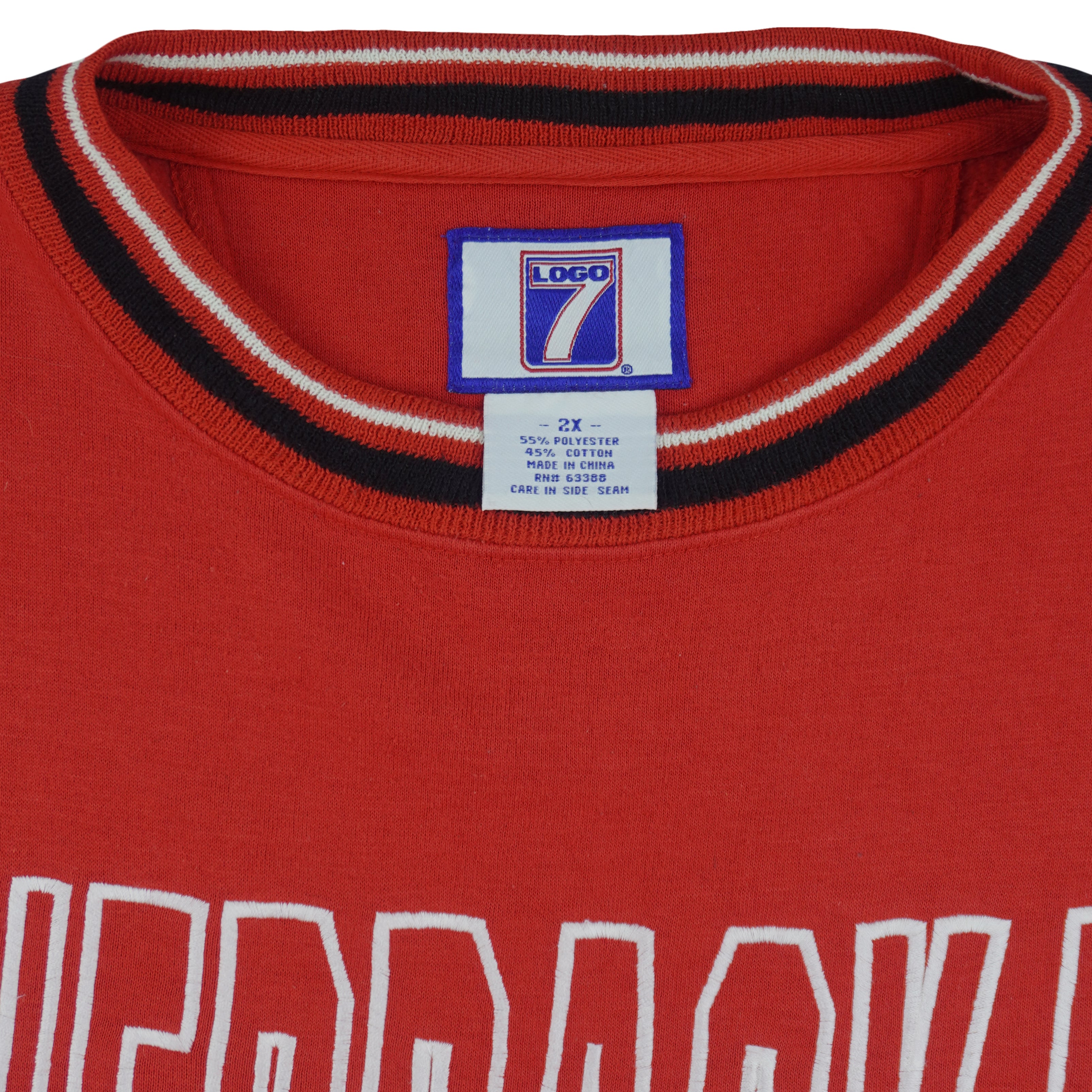 NCAA (Logo 7) - Nebraska Huskers Embroidered Sweatshirt 1990s 2X-Large Vintage Retro