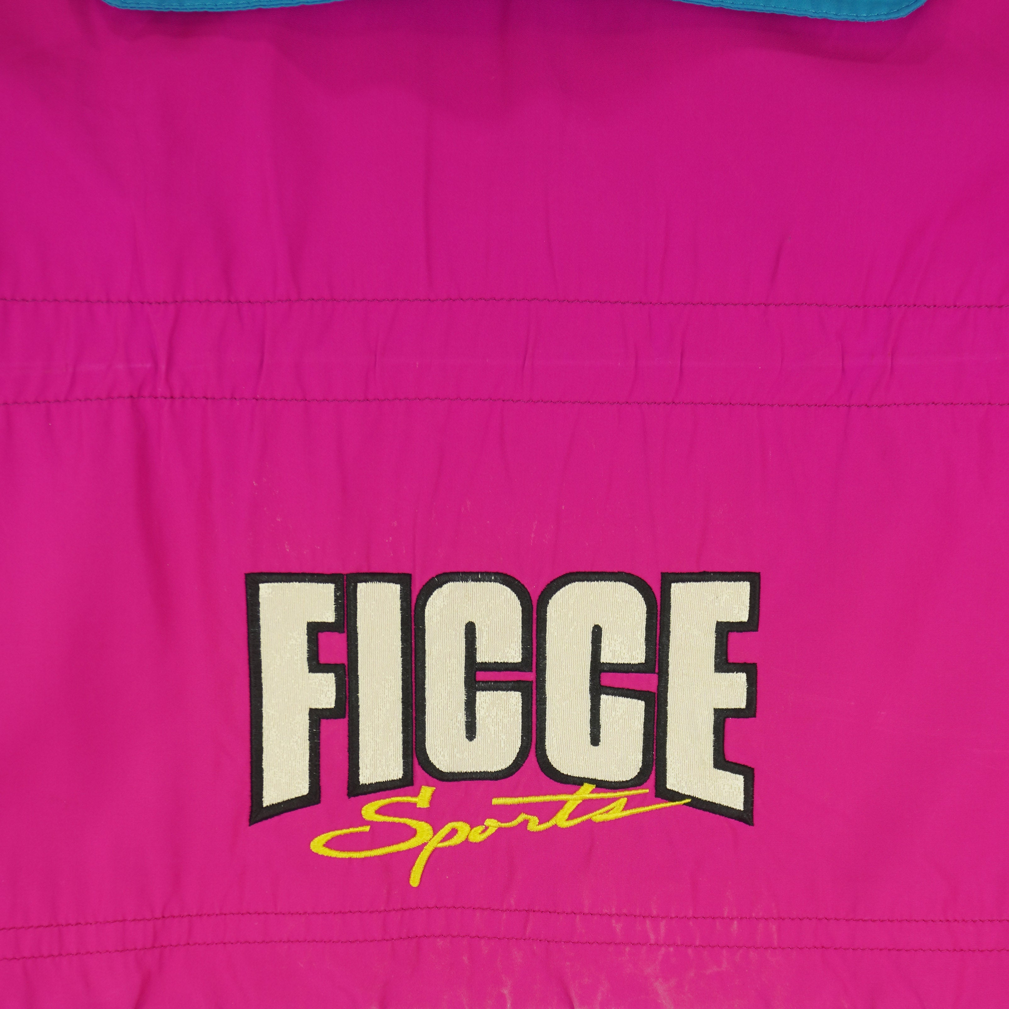 Vintage (Ficce Sports) - Wacky Cartoon Hooded Jacket 1990s Medium Vintage Retro