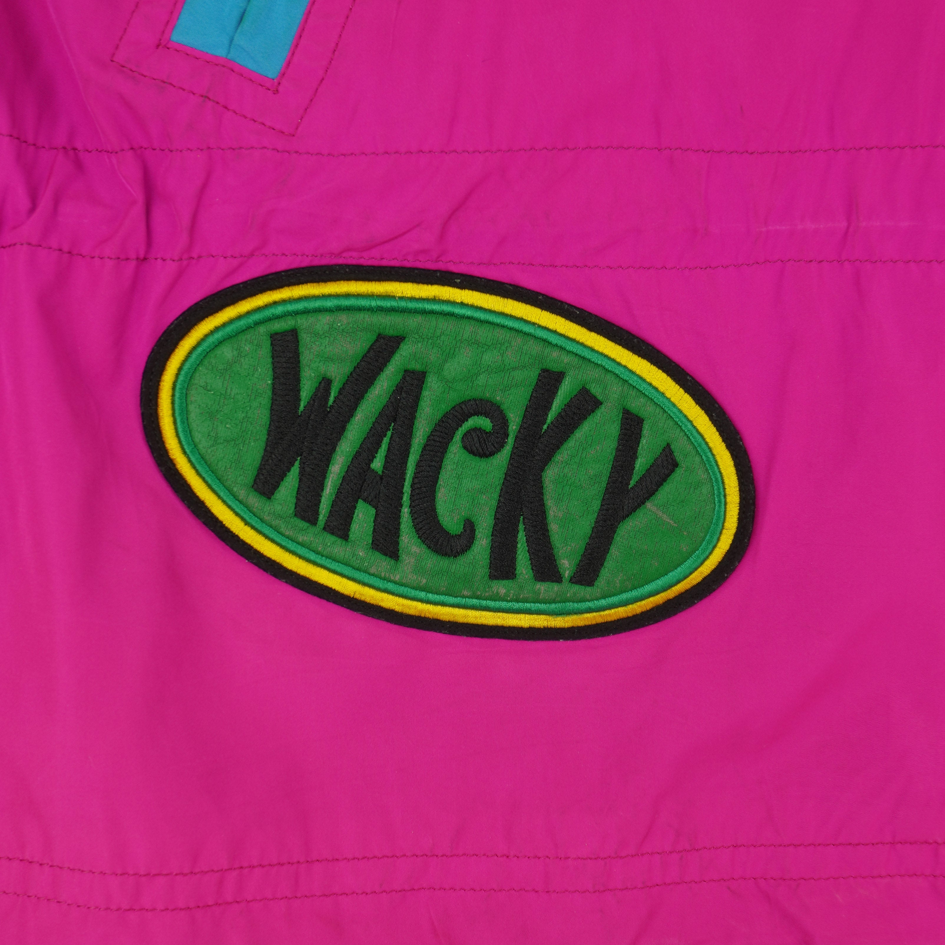 Vintage (Ficce Sports) - Wacky Cartoon Hooded Jacket 1990s Medium Vintage Retro