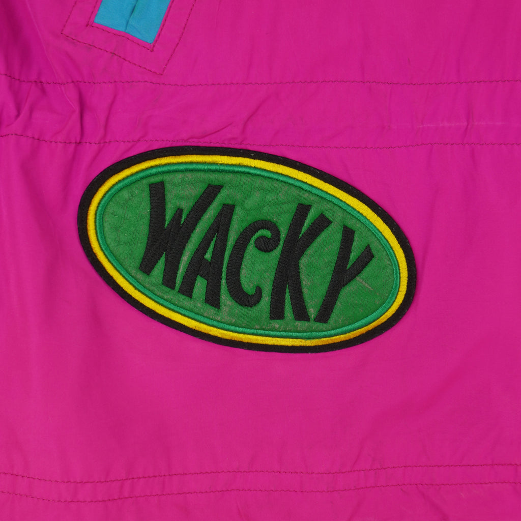 Vintage (Ficce Sports) - Wacky Cartoon Hooded Jacket 1990s Medium Vintage Retro