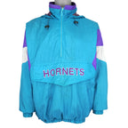 Starter (NBA) - Charlotte Hornets Embroidered Windbreaker 1990s Large Vintage Retro Basketball