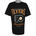 NHL (Lee) - Philadelphia Flyers Big Logo T-Shirt 1990s XX-Large Vintage Retro Hockey