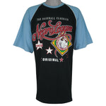 MLB (Big Boy) - Negro Leagues Baseball Team Logos T-Shirt 1990s 2X-Large Vintage Retro Baseball