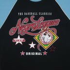 MLB (Big Boy) - Negro Leagues Baseball Team Logos T-Shirt 1990s 2X-Large Vintage Retro Baseball