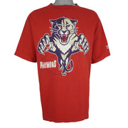 NHL (Logo 7) - Florida Panthers Big Logo T-Shirt 1993 X-Large Vintage Retro Hockey