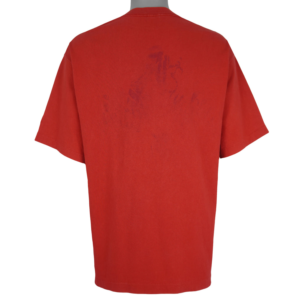 NHL (Logo 7) - Florida Panthers Big Logo T-Shirt 1993 X-Large Vintage Retro Hockey