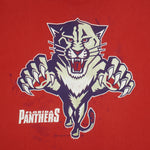 NHL (Logo 7) - Florida Panthers Big Logo T-Shirt 1993 X-Large Vintage Retro Hockey