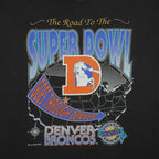 NFL (Salem) - Denver Broncos Super Bowl Champions T-Shirt 1993 Large Vintage Retro Football