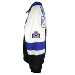 NFL (Pro Player) - Carolina Panthers Embroidered Jacket 1990s Large Vintage Retro Football