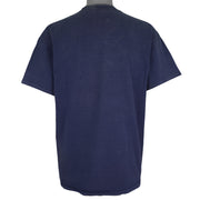 Vintage NCAA (Capital Graphics) - Georgetown Hoyas Single Stitch T-Shirt 1990s X-Large in blue