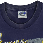 Vintage NCAA (Capital Graphics) - Georgetown Hoyas Single Stitch T-Shirt 1990s X-Large in blue