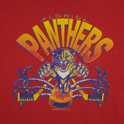 NHL - Florida Panthers Hockey T-Shirt 1993 Large Vintage Retro Hockey